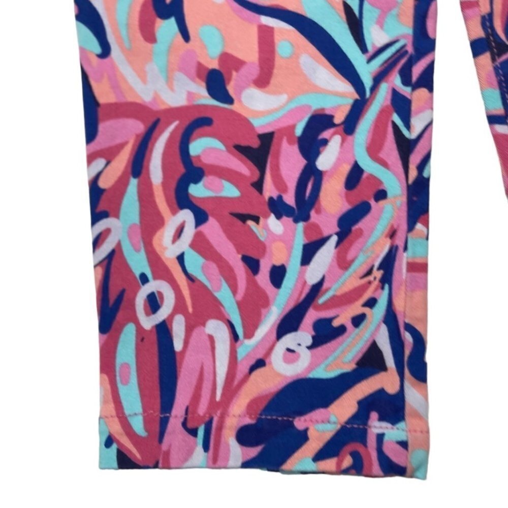 SIMPLY SOUTHERN‎ Flashy Hi-Rise Cropped Pants Medium "Rainforest" Multicolor NWT - Picture 9 of 16